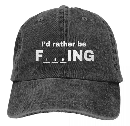 I'd rather be f***ing hat